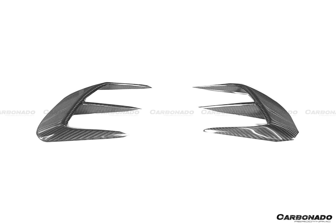 2017 - 2020 Mercedes Benz S63 W222 Sedan MSY Style Rear Bumper Vents